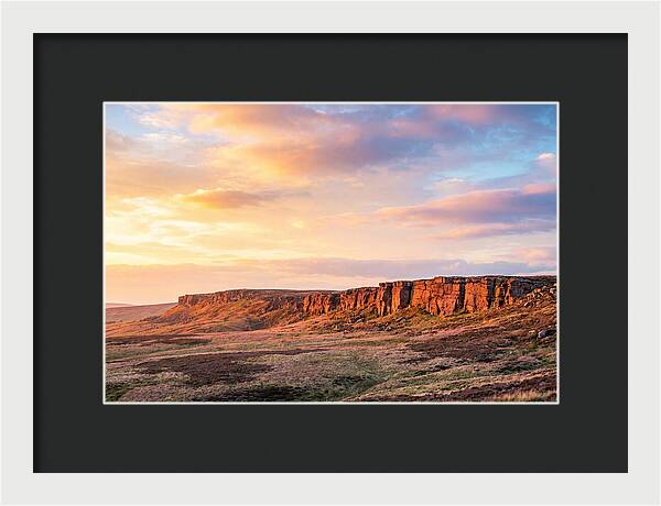 Sunset Over Stanage Edge