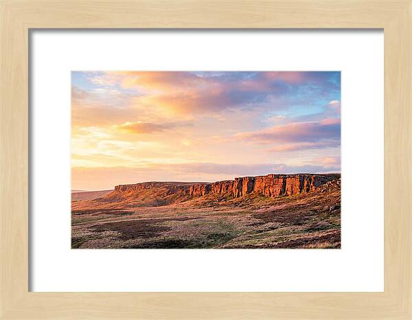 Sunset Over Stanage Edge