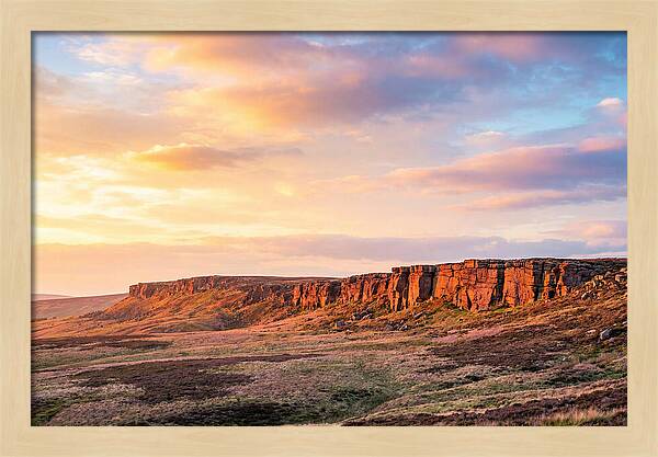 Sunset Over Stanage Edge