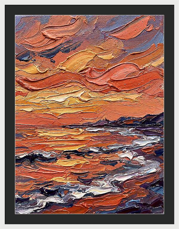 Sunset Over The Ocean