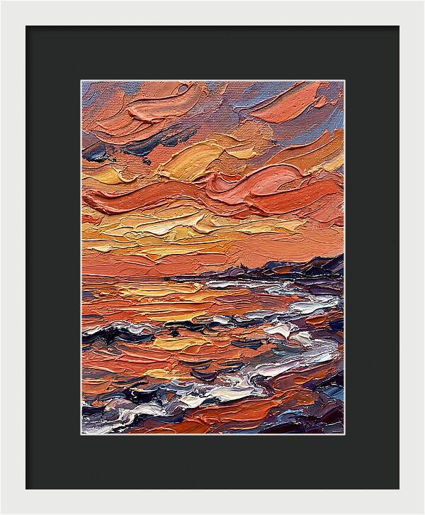 Sunset Over The Ocean