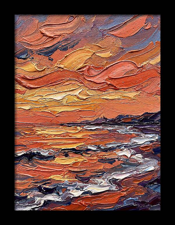 Sunset Over The Ocean
