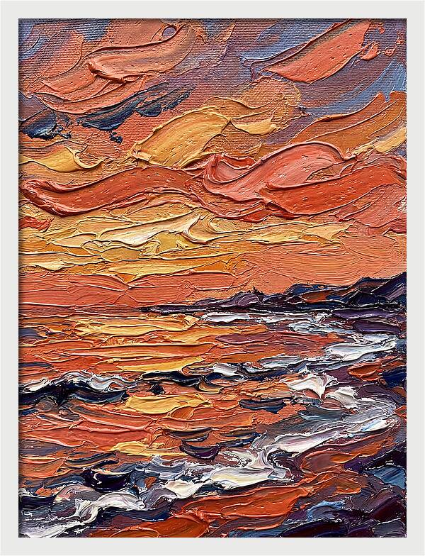 Sunset Over The Ocean