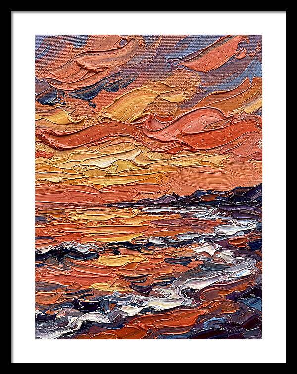 Sunset Over The Ocean