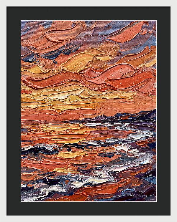 Sunset Over The Ocean