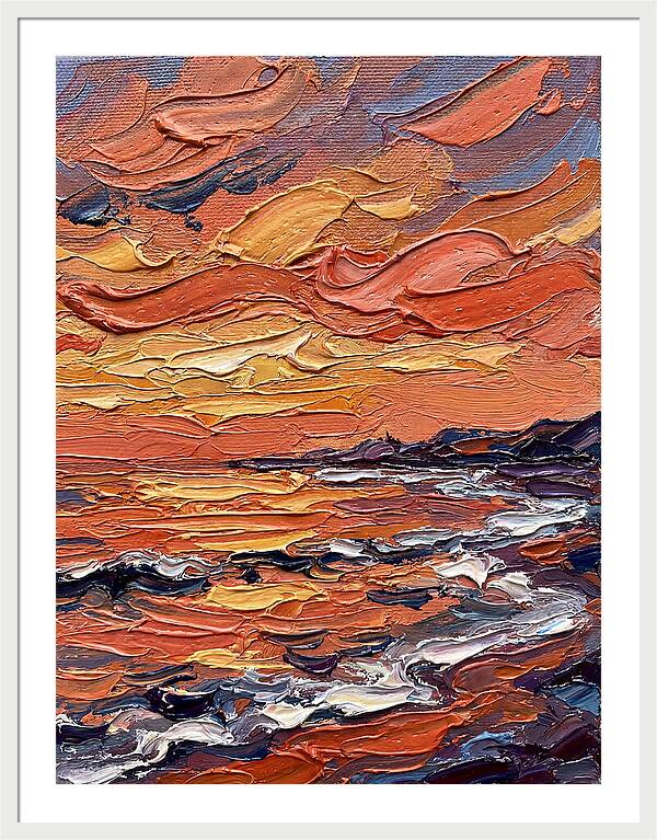 Sunset Over The Ocean