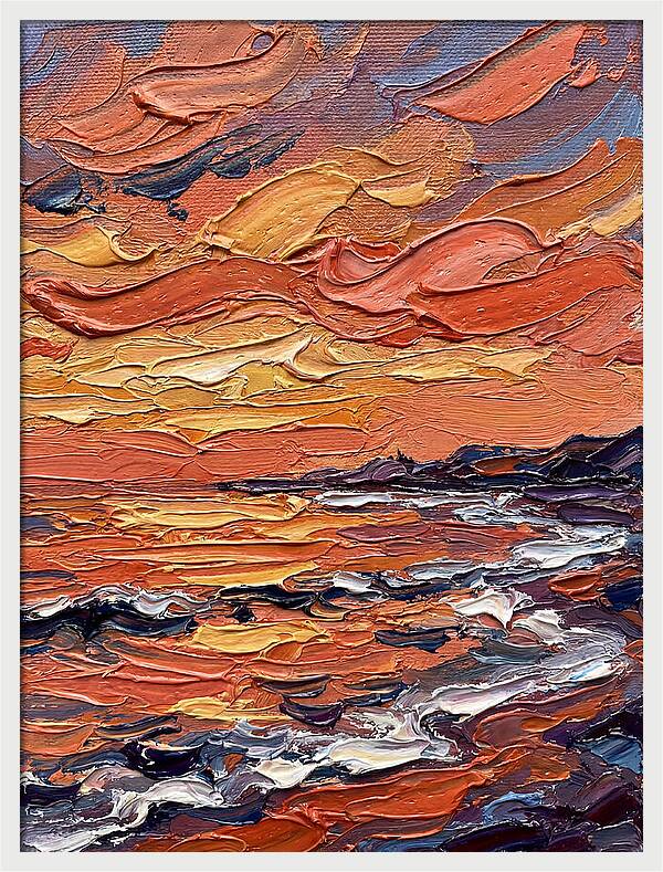 Sunset Over The Ocean