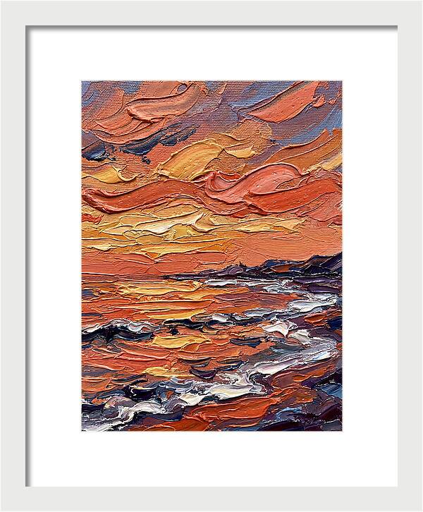Sunset Over The Ocean