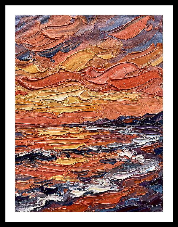 Sunset Over The Ocean