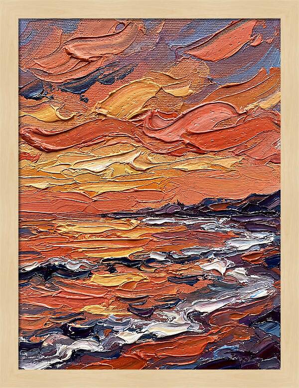 Sunset Over The Ocean