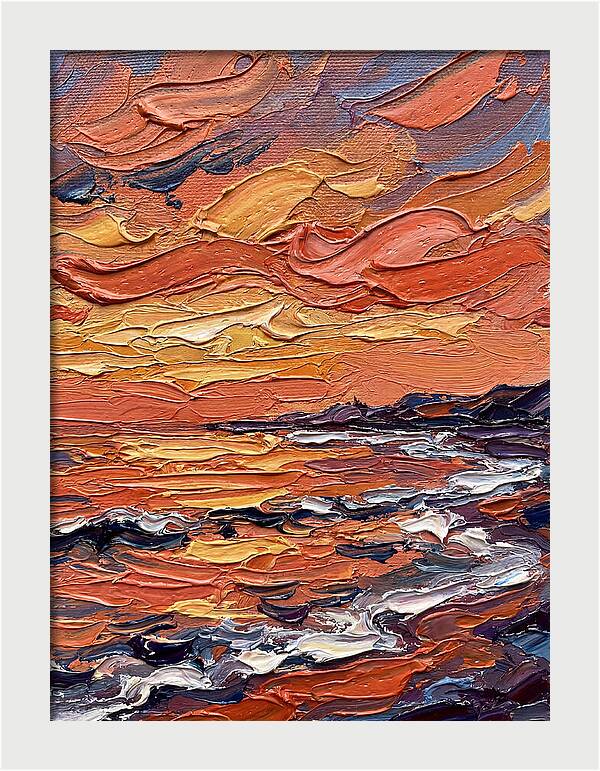 Sunset Over The Ocean