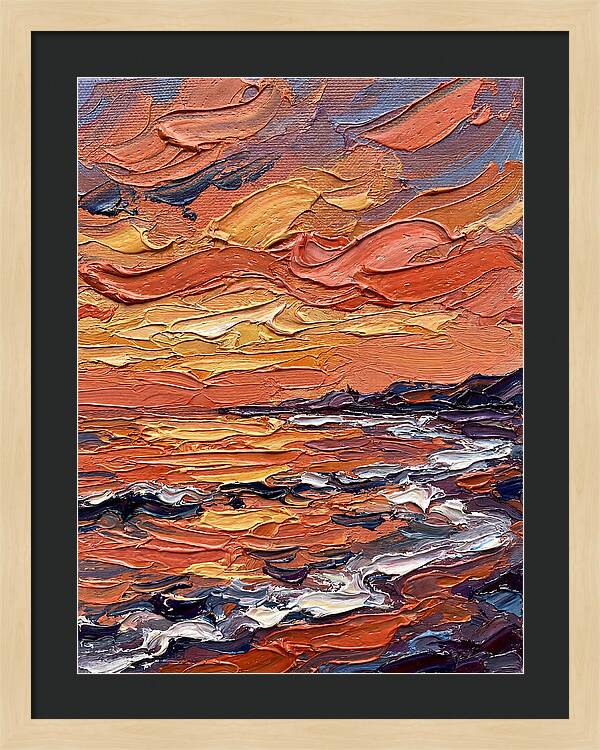 Sunset Over The Ocean