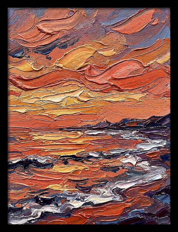 Sunset Over The Ocean