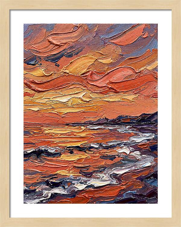 Sunset Over The Ocean