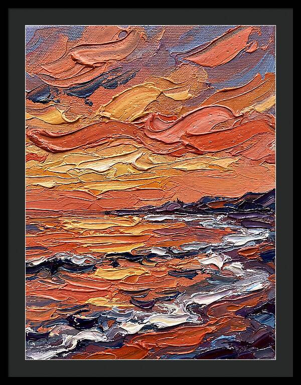 Sunset Over The Ocean