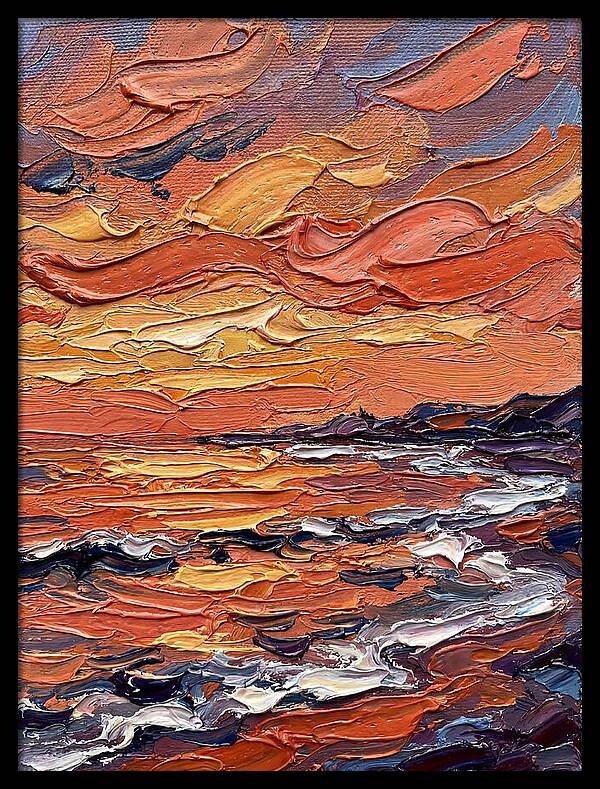 Sunset Over The Ocean