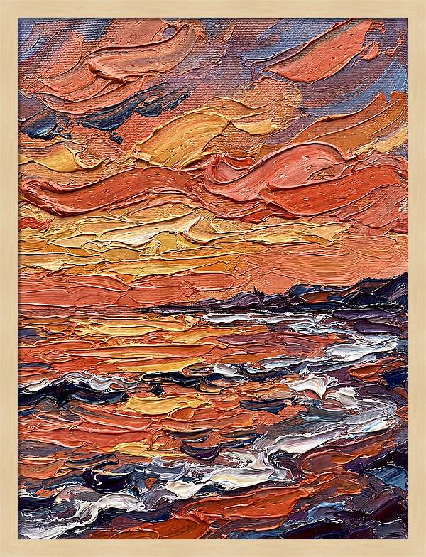Sunset Over The Ocean
