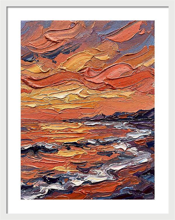 Sunset Over The Ocean