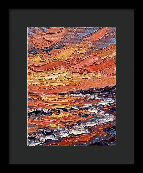 Sunset Over The Ocean