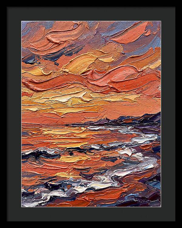 Sunset Over The Ocean