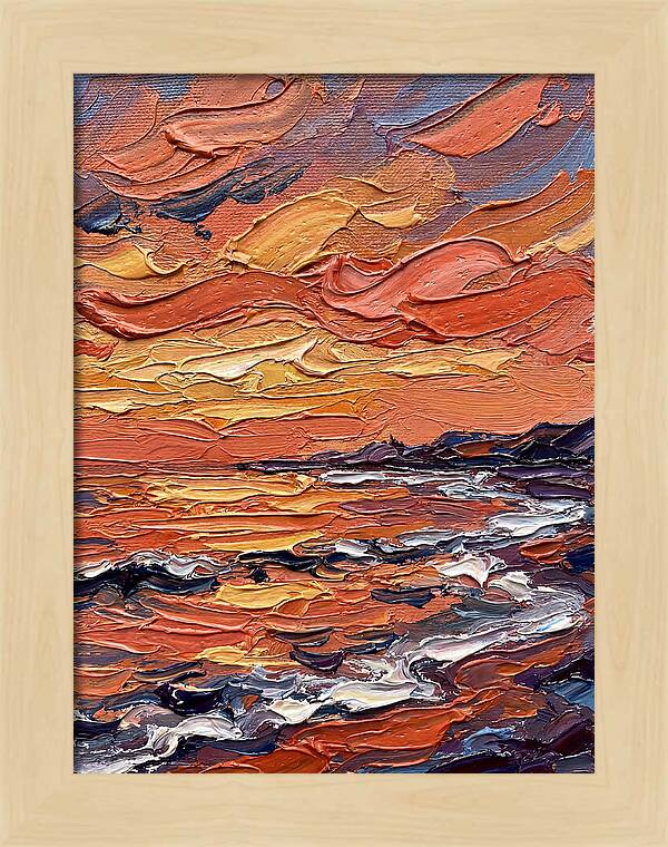 Sunset Over The Ocean