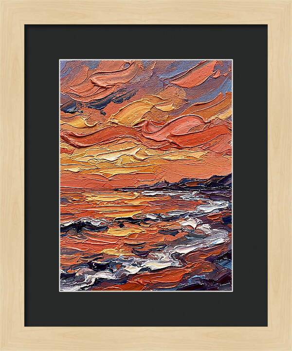 Sunset Over The Ocean
