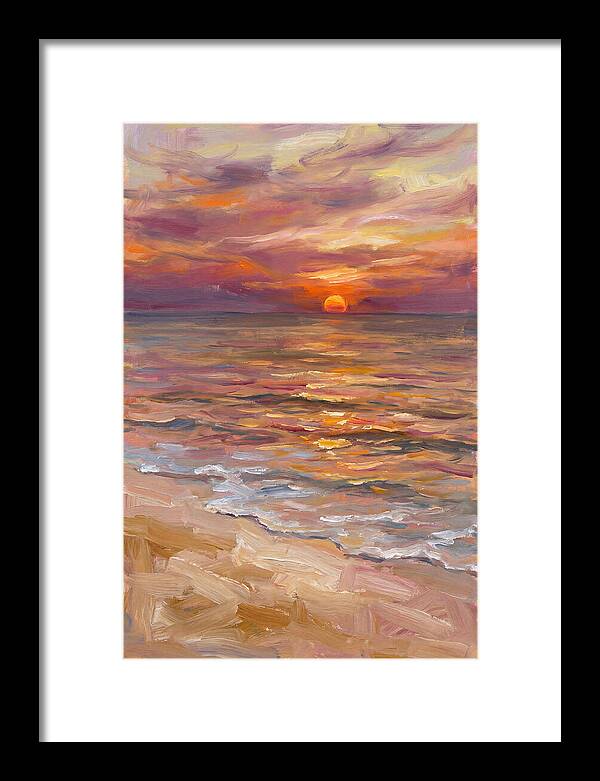 Sunset Over Tranquil Waters