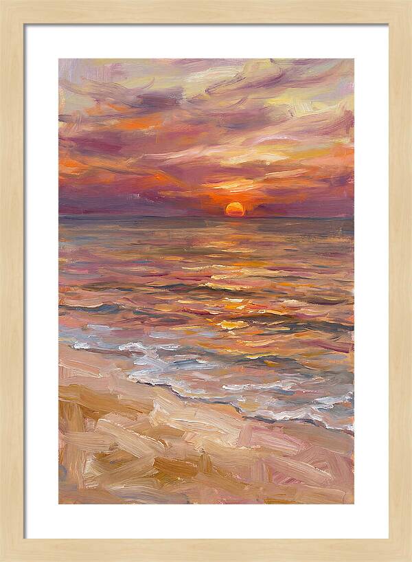 Sunset Over Tranquil Waters