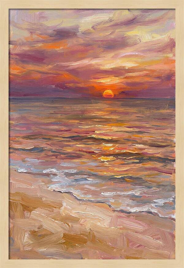 Sunset Over Tranquil Waters
