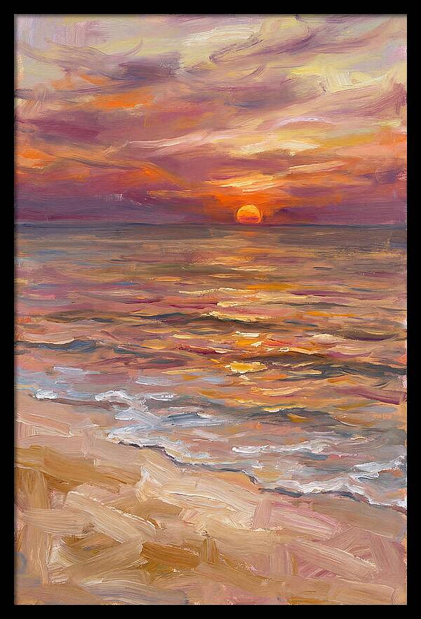 Sunset Over Tranquil Waters