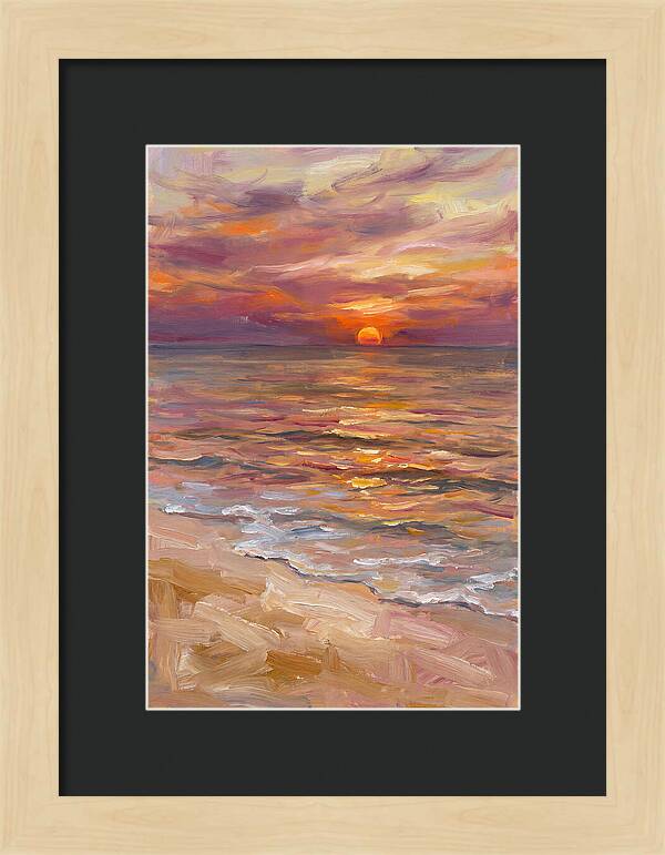Sunset Over Tranquil Waters