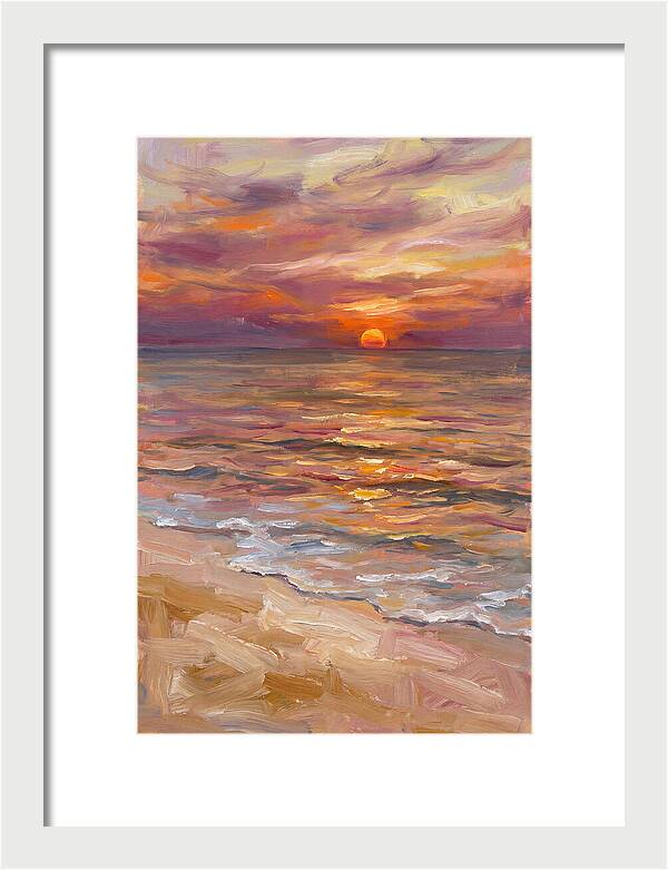 Sunset Over Tranquil Waters