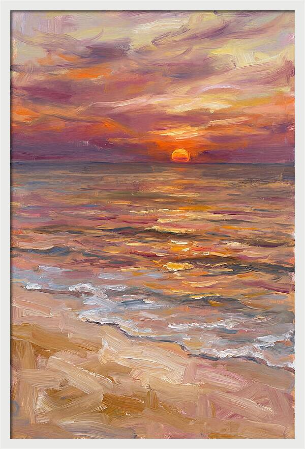 Sunset Over Tranquil Waters
