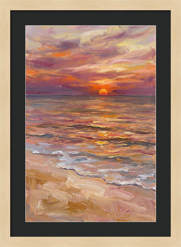 Sunset Over Tranquil Waters