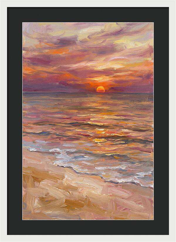 Sunset Over Tranquil Waters