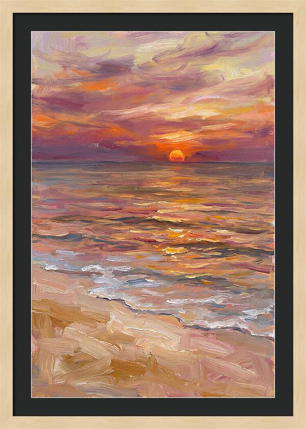Sunset Over Tranquil Waters