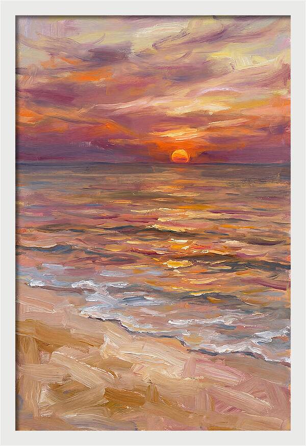 Sunset Over Tranquil Waters