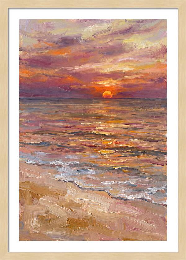 Sunset Over Tranquil Waters
