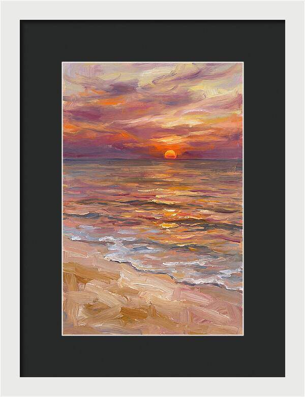 Sunset Over Tranquil Waters
