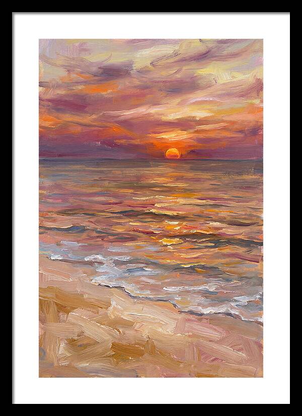 Sunset Over Tranquil Waters