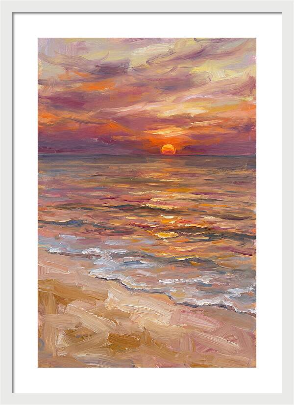 Sunset Over Tranquil Waters