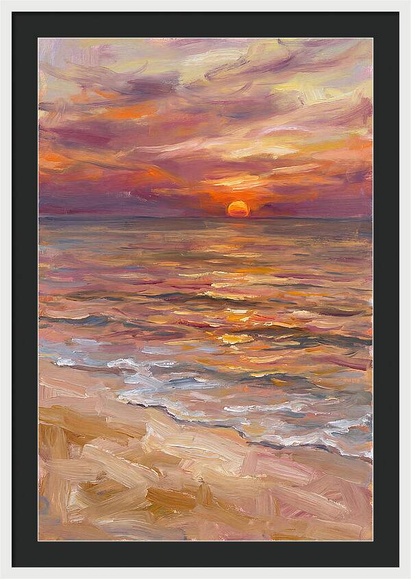 Sunset Over Tranquil Waters