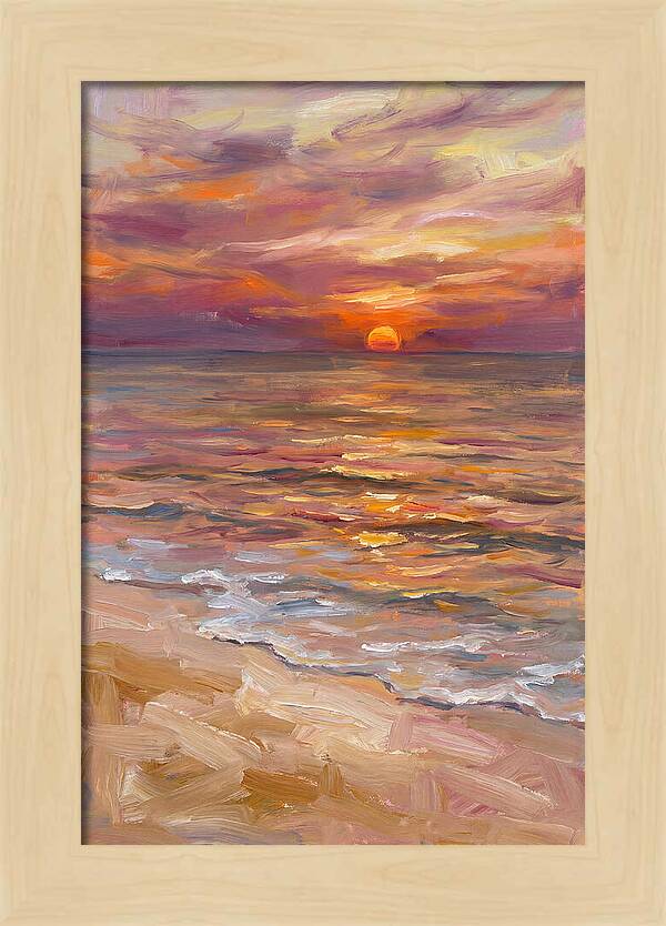 Sunset Over Tranquil Waters
