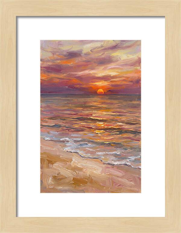 Sunset Over Tranquil Waters