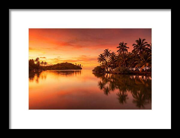 Sunset Over Tranquil Waters