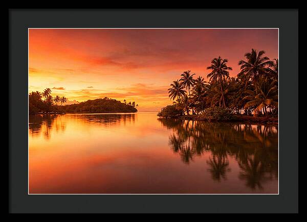 Sunset Over Tranquil Waters