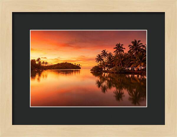 Sunset Over Tranquil Waters