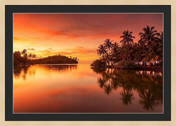 Sunset Over Tranquil Waters