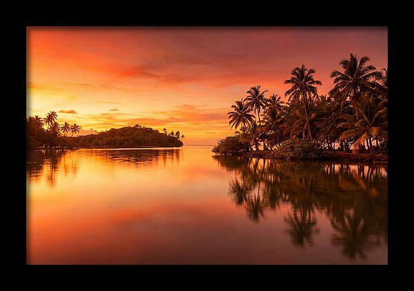Sunset Over Tranquil Waters