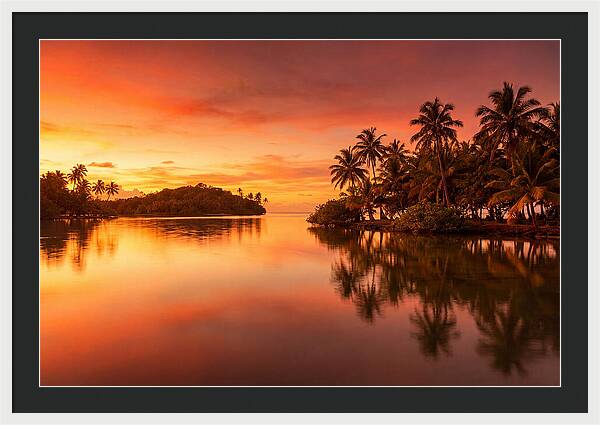 Sunset Over Tranquil Waters